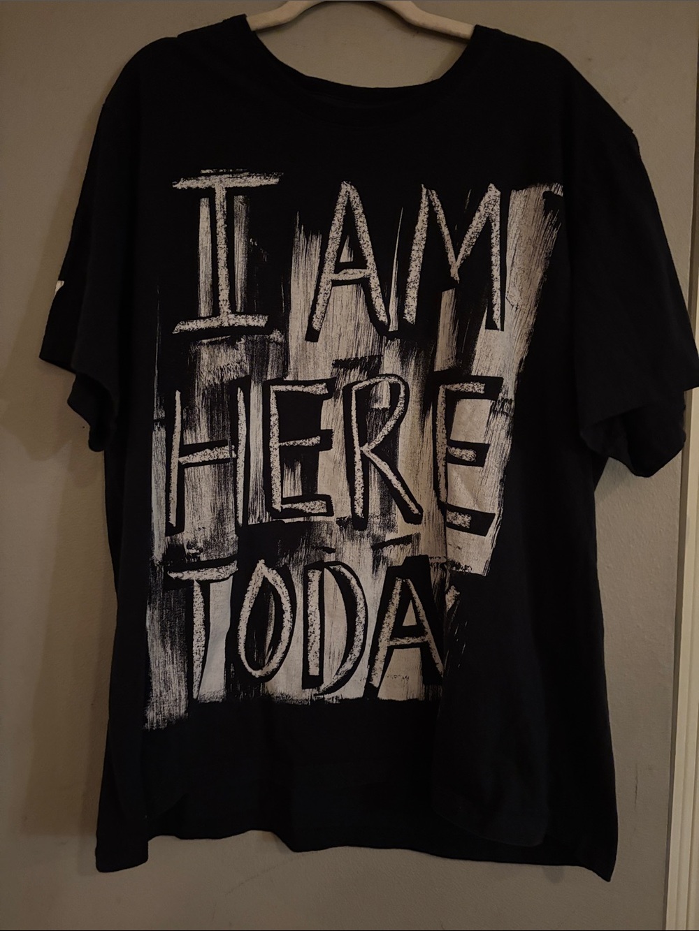 Nike Black T-Shirt with White Graphic